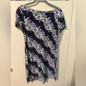 Old Navy Blue and White Floral Dress